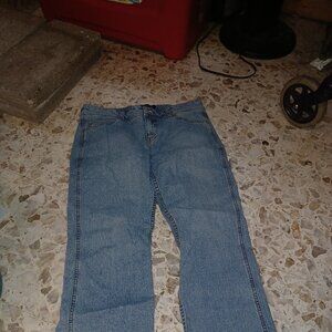 London Tear Women's Stretch Cropped Jeans SZ 6 Blue